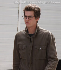 Andrew Garfield plays Peter Parker in The Amazing Spider-Man wearing Oliver Peoples Glasses