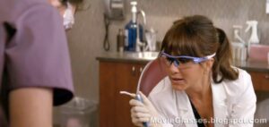 Jennifer Aniston in Horrible Bosses wearing Custom Oakley Radar Glasses - Teases Charlie Day