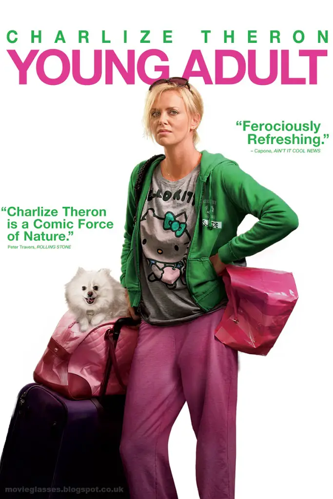 Charlize Theron wears Dior Sunglasses in Young Adult