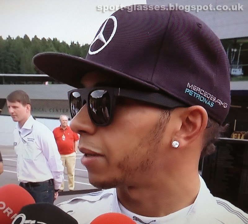 Lewis Hamilton Sunglasses at 2014 Austrian GP