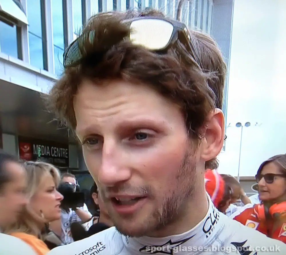 Romain-Grosjean-Oakley-Sunglasses-Korean-GP-2013