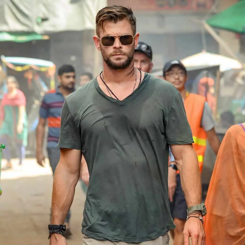 Sunglasses Worn by Chris Hemsworth from the Movie Extraction