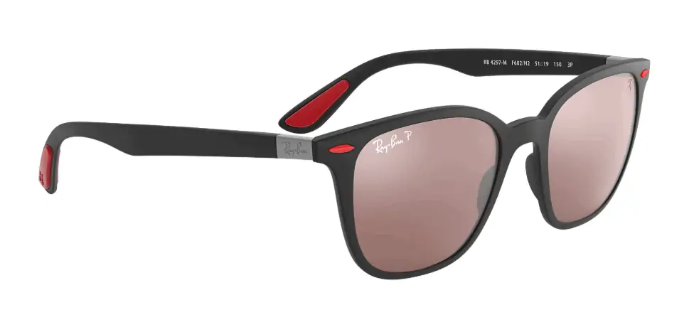 Ray-Ban RB4297M F602H2 Scuderia Ferrari Polarized Sunglasses - Right Side
