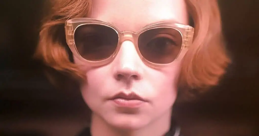 Anya Taylor-Joy Sunglasses in The Queen's Gambit