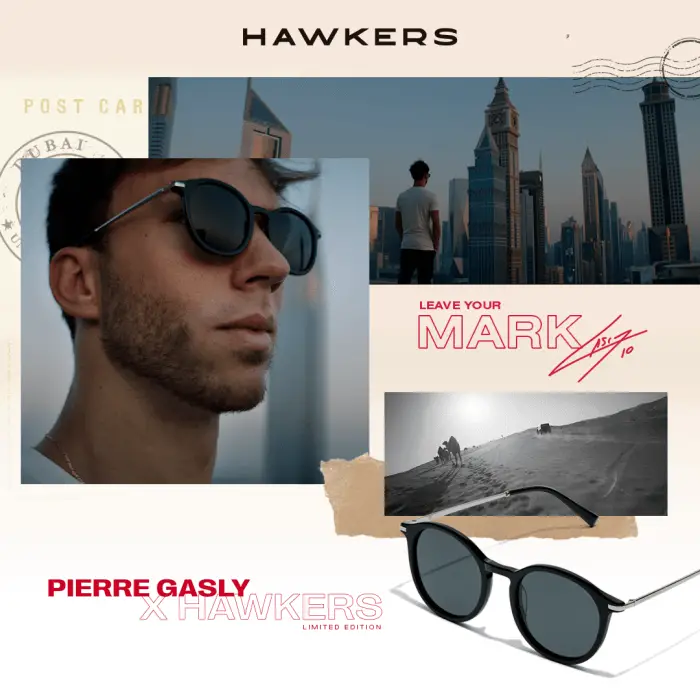 Pierre Gasly - Bel Air Crosswalk 2021 - Hawkers Sunglasses Campaign
