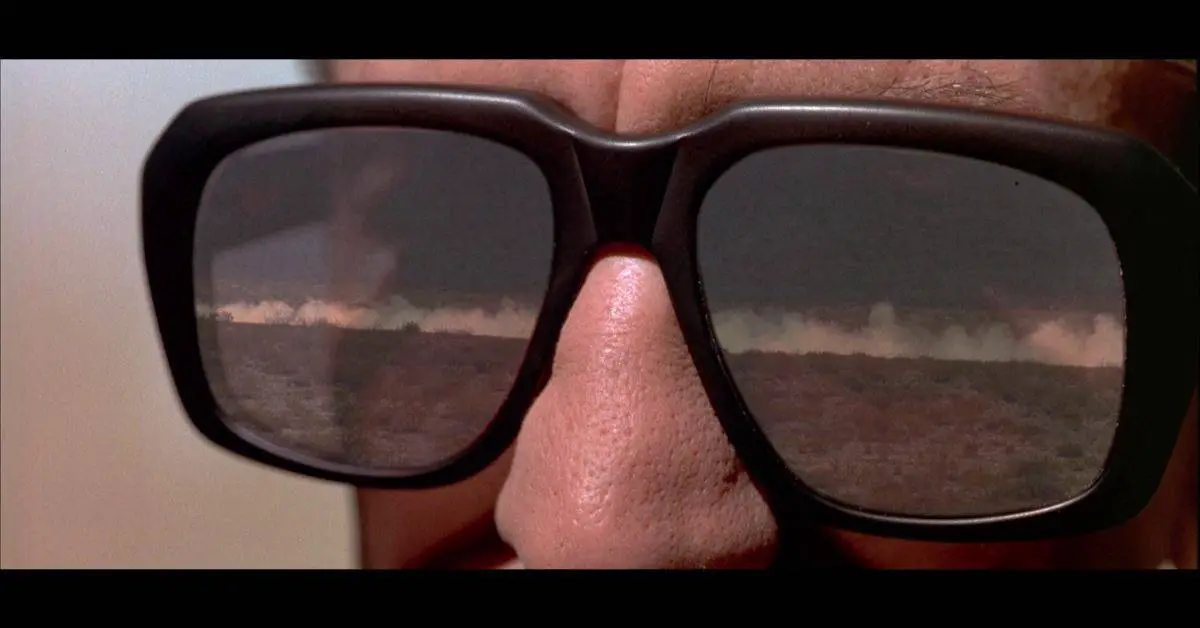 Robert De Niro Casino Sunglasses- Close-up